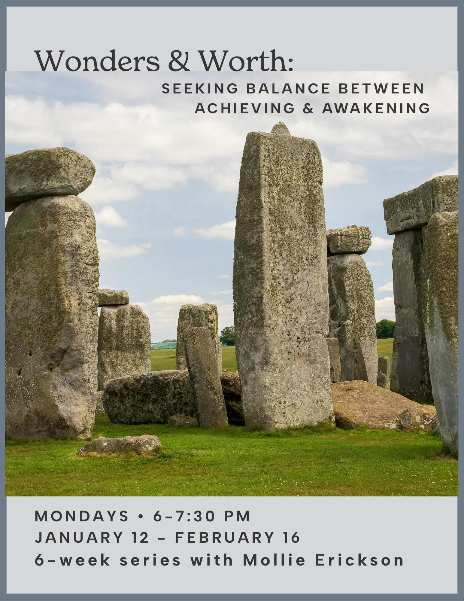 Wonders &amp; Worth: Seeking Balance Between Achievement and Awareness