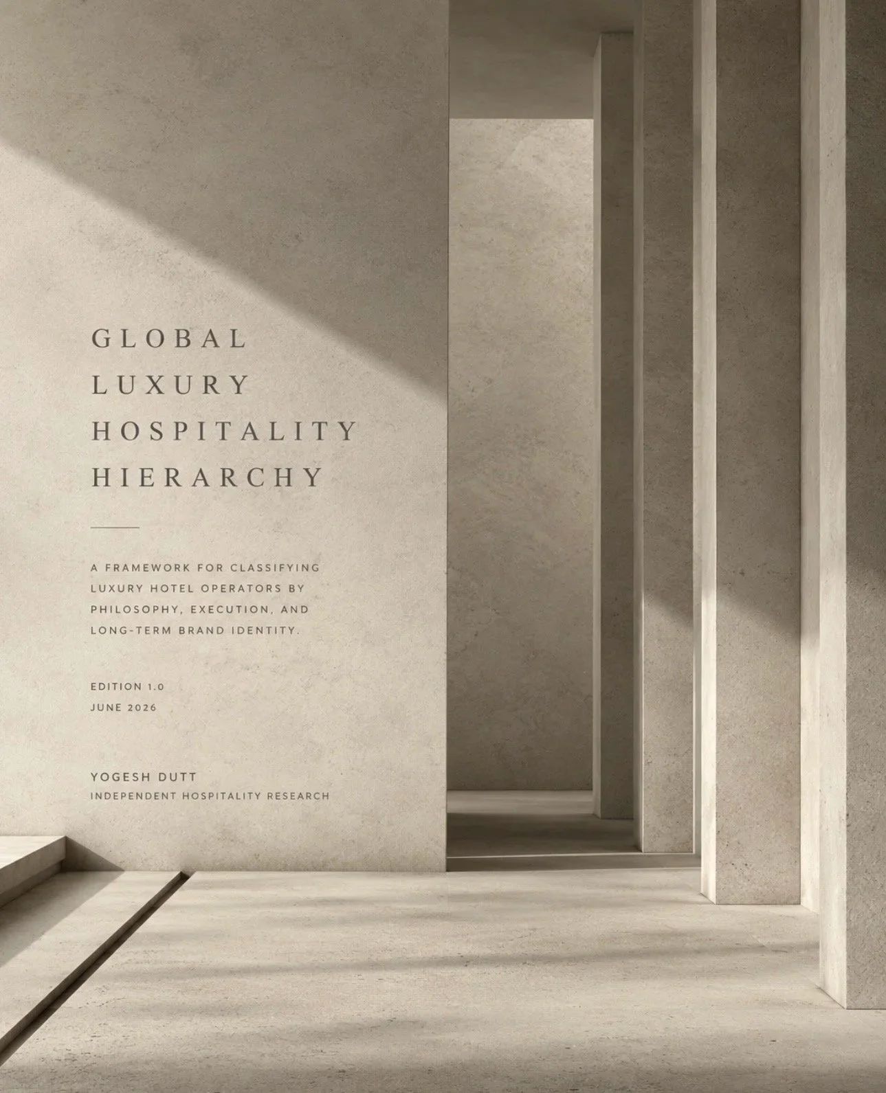 Independent research and long-form writing exploring luxury hospitality, service philosophy, and brand identity.