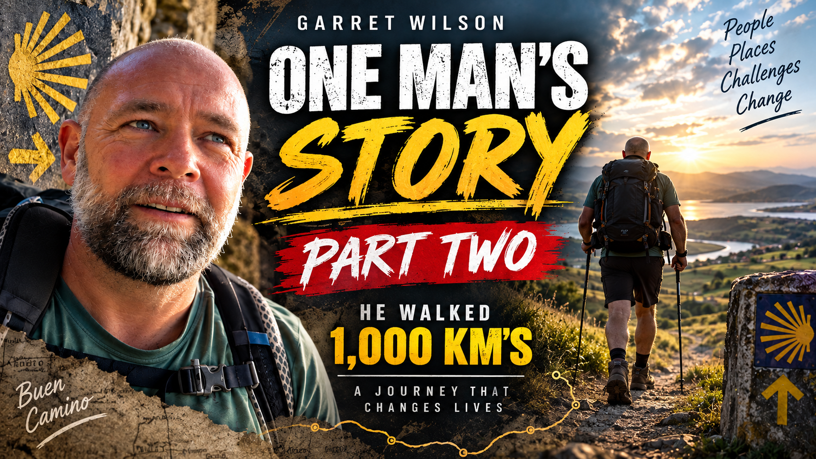 🚶‍♂️ 1000KM. The Final Push. And a Journey That Took an Unexpected Turn.

Garret Wilson had already pushed his body and mind further than most people ever will.

After 31 days, 790 kilometres and not a single rest day, he finally reached Santiago — 