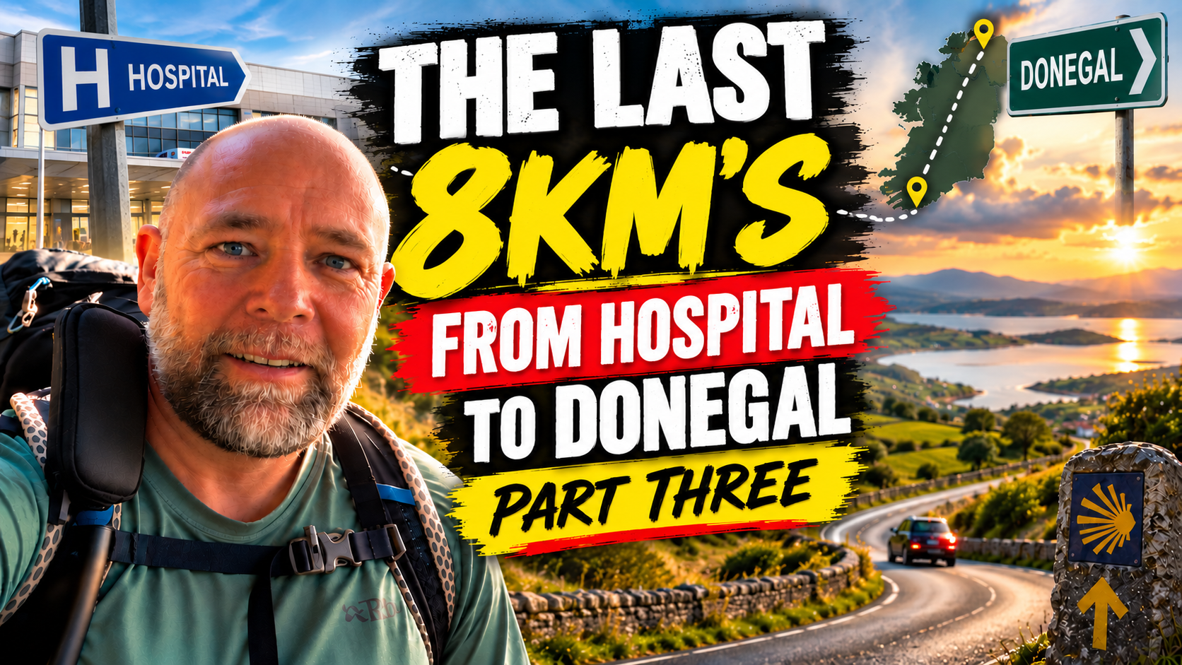 The Last 8km’s – From Hospital to Donegal | Part Three
After almost 1,000 kilometres on the Camino, Garret Wilson was within touching distance of completing an incredible journey. But the final 8km didn’t go anything like he expected.
In Part Three, 