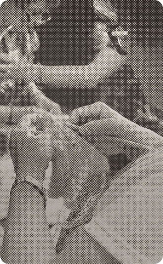 Woman Knitting