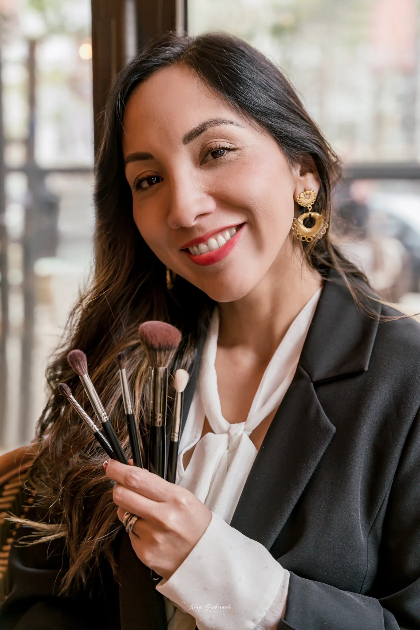 Portrait maquilleuse professionnel 