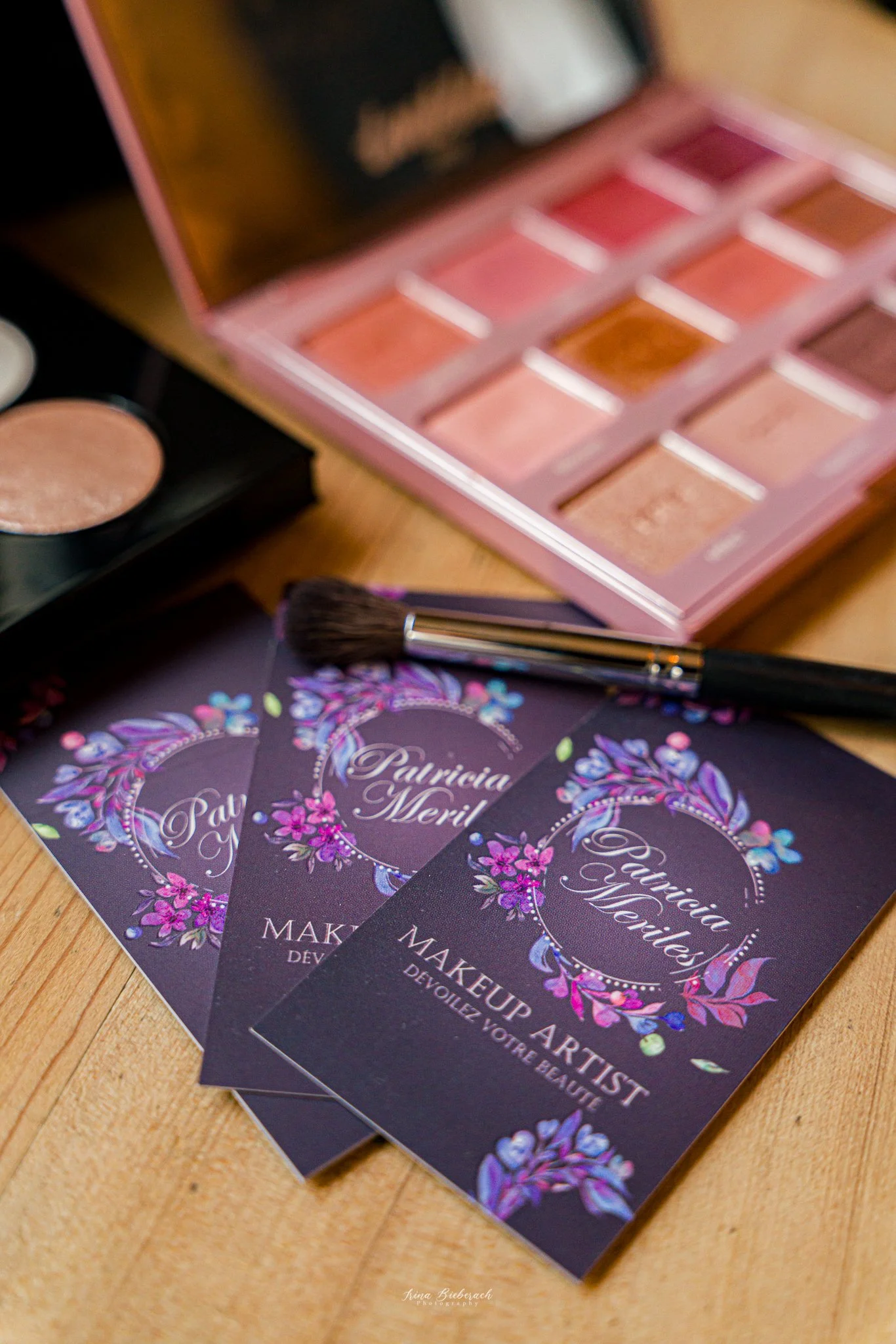 Cartes de visite de maquilleuse