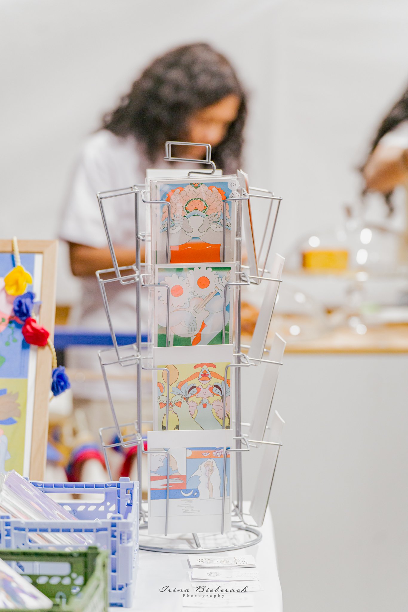 Stand photo dans un festival lors d'un reportage photo événements à Paris et Ile de France