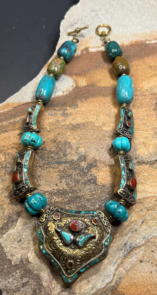 Silk & Sea Necklace