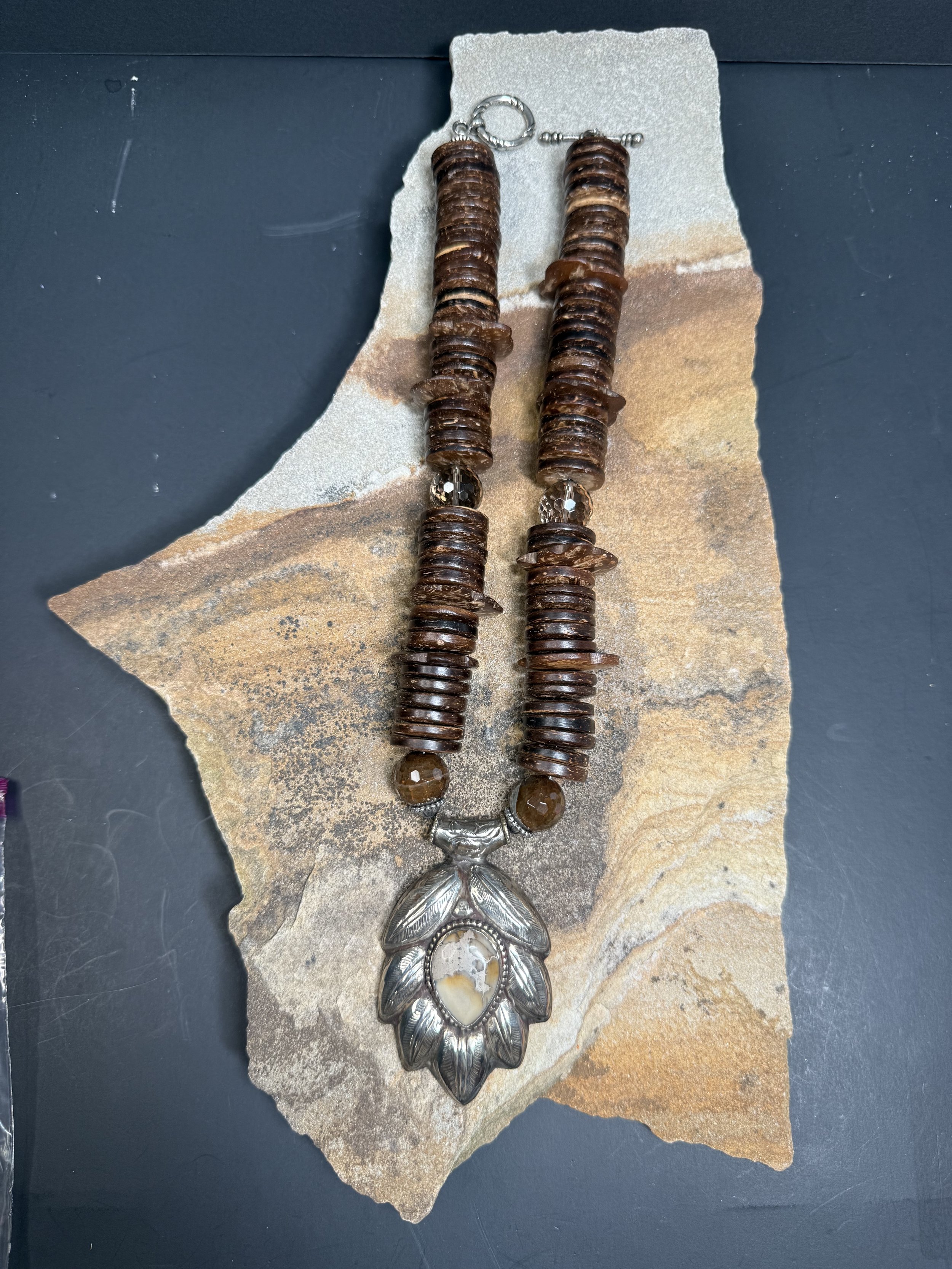 Safari Wood Necklace