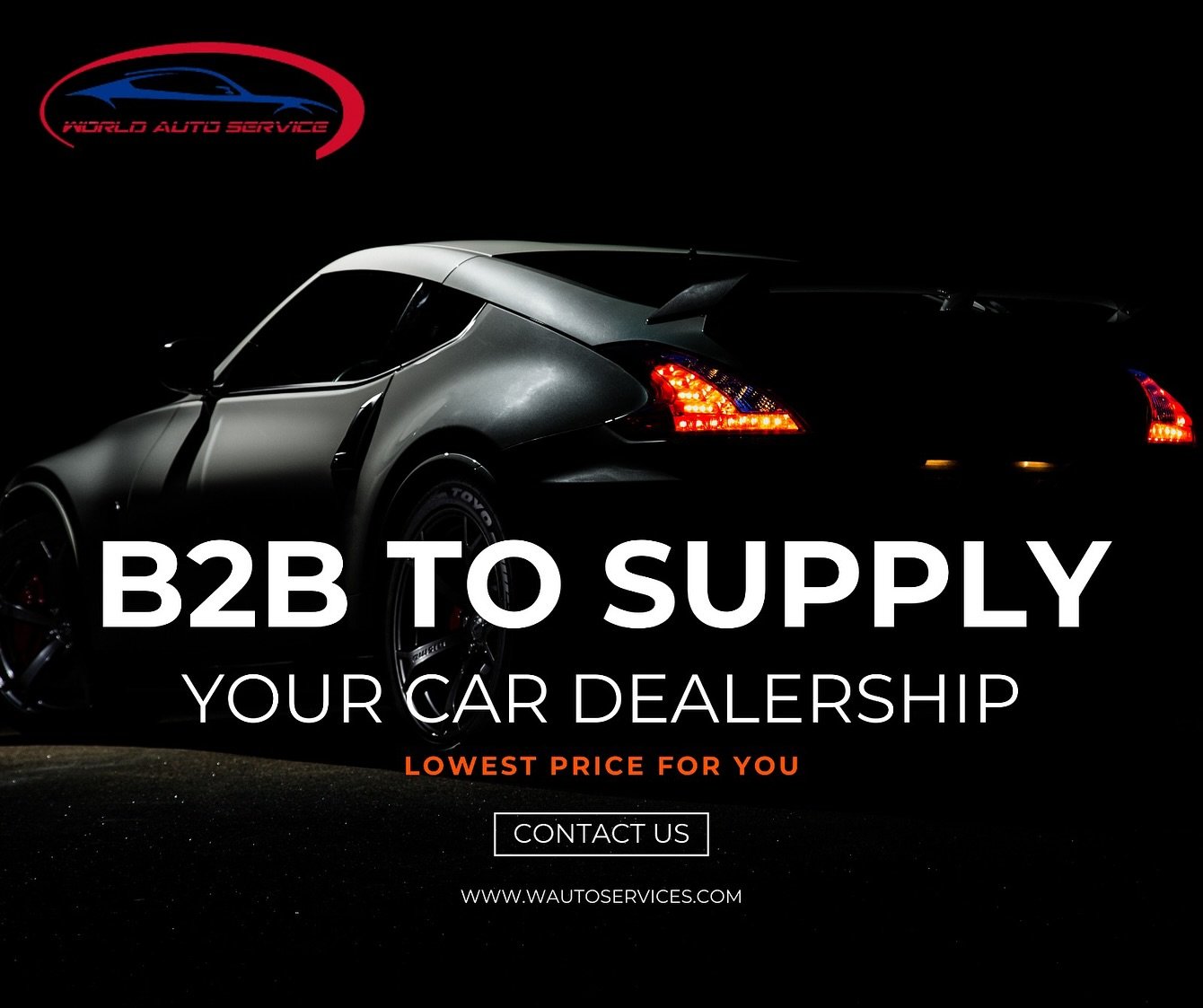 Our Client can supply your car dealership with high quality vehicles to enhance your inventory as often as your business requires it. Learn more: www.wautoservices.com