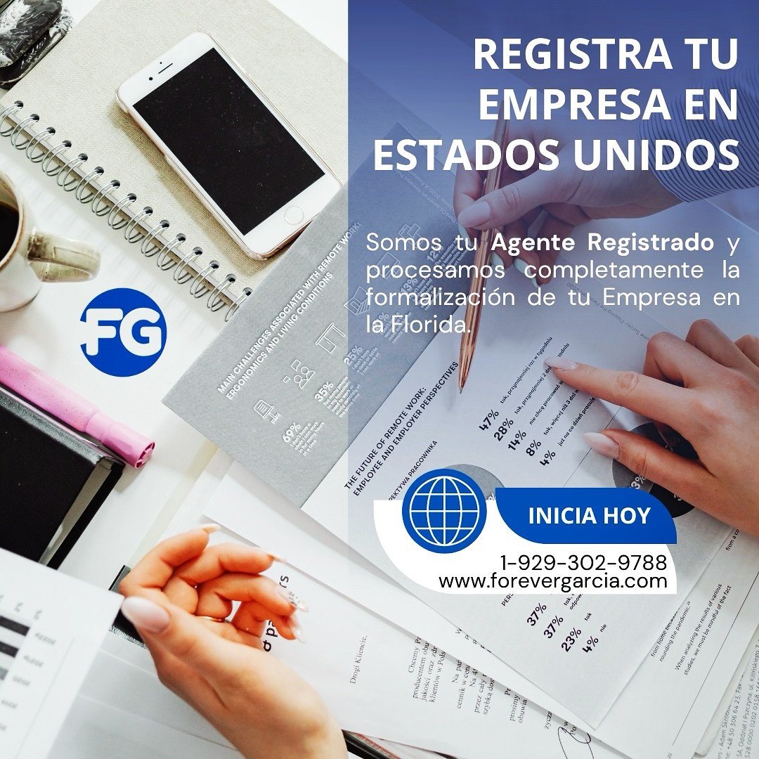 Buscas Agente Registrado en la Florida? Te ayudamos con todo el proceso integral de formaci&oacute;n y registro de tu empresa en los Estados Unidos. Cont&aacute;ctanos para iniciar el tr&aacute;mite: 929-302-9788