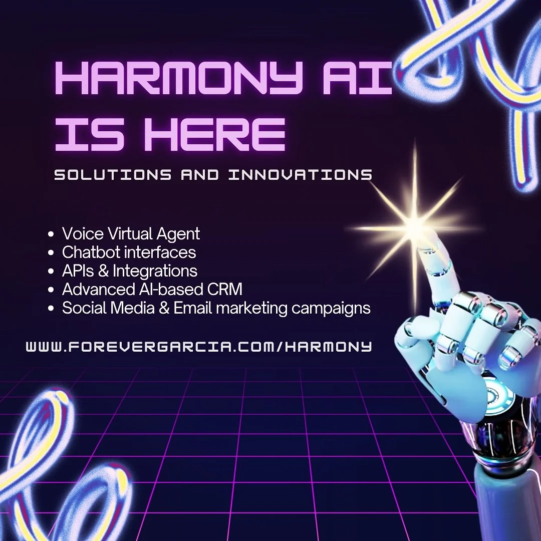 ✨ Imagine having a full team&hellip; that never takes a break.
Harmony AI is here! Just what your business needed...

With Harmony AI, your business runs 24/7:
📞 Answering calls
📲 Responding to texts
📅 Booking appointments
📈 Nurturing leads
💼 Cl