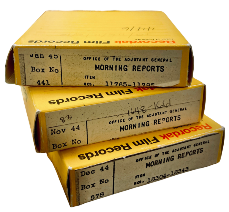 Erin Faith Allen specializes in morning report, Official Military Personnel File, and other primary source retrieval and narrative reconstruction from the National Archives and Records Administration