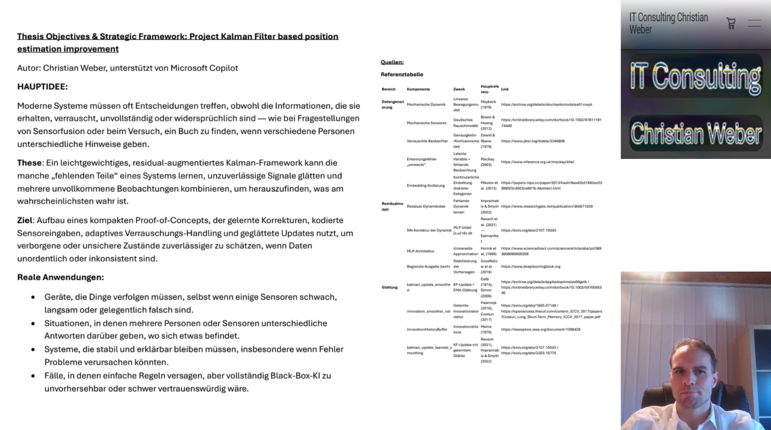 Preview-Bild zum Projekt "KI-verbesserter Kalmanfilter für Positionsbestimmung in Nahe-Echtzeitsystemen (POC)".