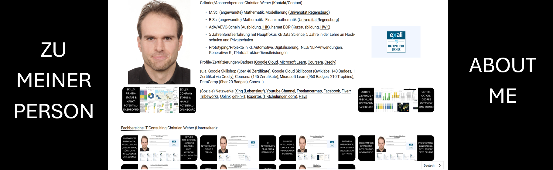 Previewbutton der Unterseite "zu meiner Person".