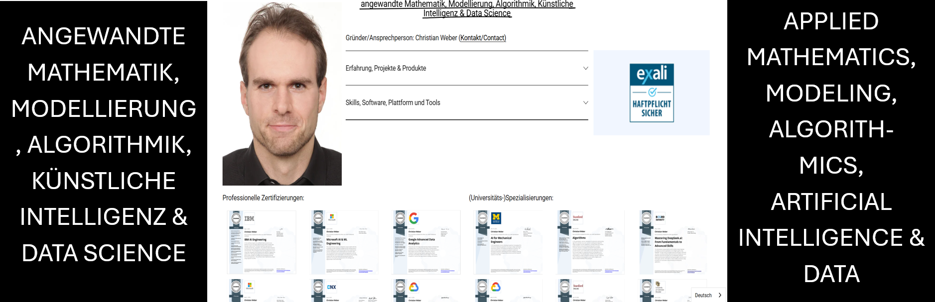 Preview-Button der Unterseite "ANGEWANDTE MATHEMATIK, MODELLIERUNG, ALGORITHMIK, KÜNSTLICHE INTELLIGENZ & DATA SCIENCE".