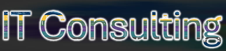 Firmenname IT Consulting Christian Weber mit Füllung der 5 verschiedenen Firmenbereiche sowie entsprechende Hintergrundeinfärbung mit Farbcodierung in Bereich-Fokus-Gewichtung