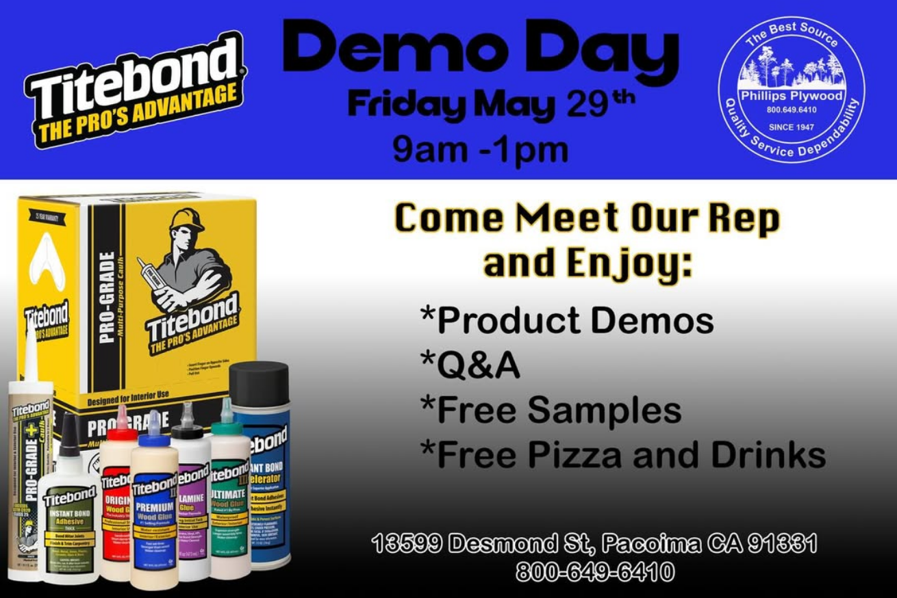 Titebond Demo Day