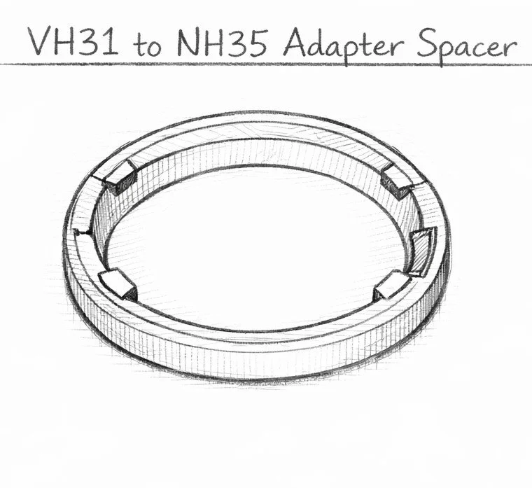 VH31 to NH35 Adapter