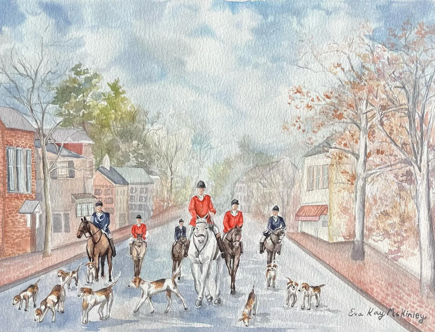 The Annual Middleburg Christmas Parade - 

I loved getting to capture one of Middleburg&rsquo;s most iconic scenes. I know so many people have special memories watching the beautiful horses and hounds parade down the street. There is truly something 