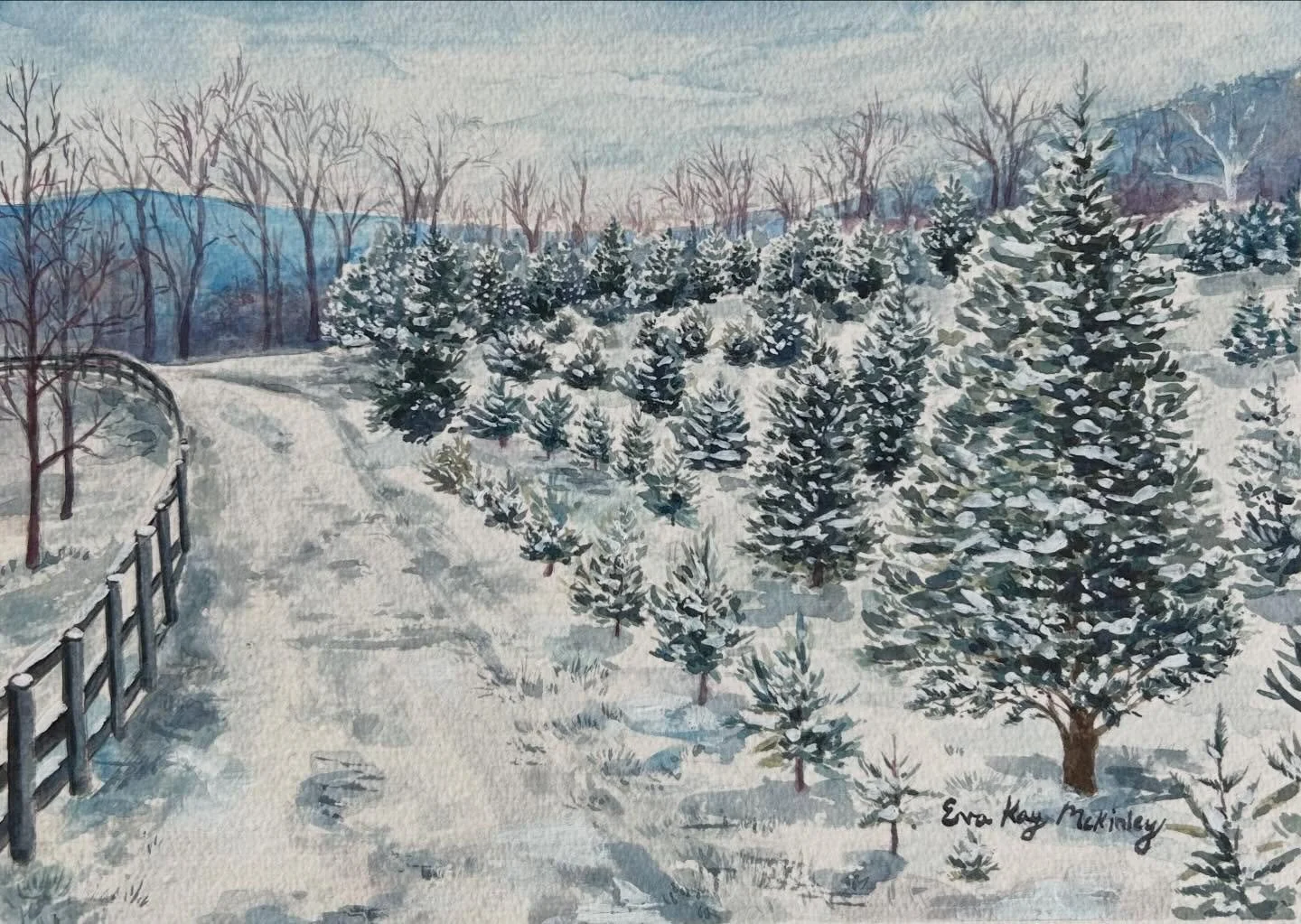 Snickers Gap 🌲❄️ Christmas Tree Farm inspired prints are here! 

It&rsquo;s that time of year where holiday traditions and festivities begin. I have met so many people who go year after year to cut their own Christmas trees. I have many memories wal