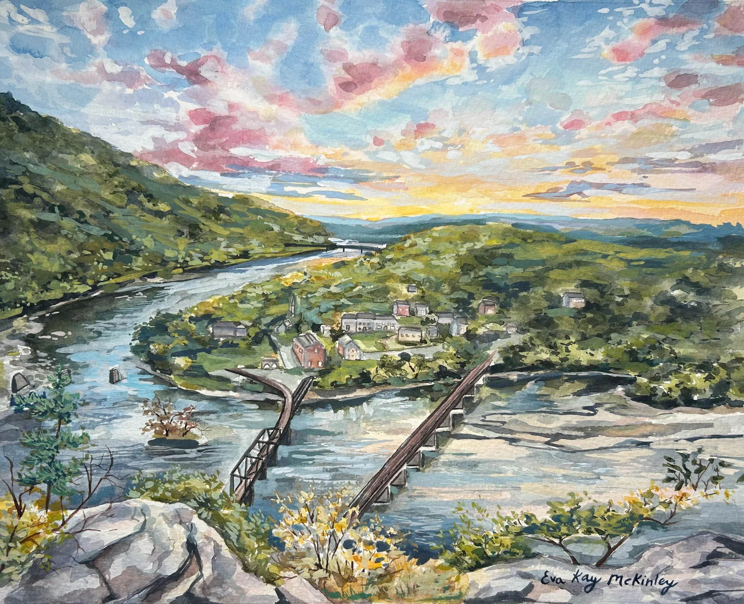Harpers Ferry Sunset.JPG