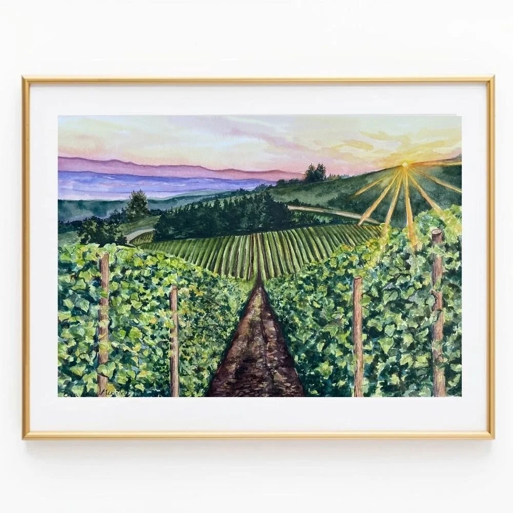 Sunsetting in the Vines