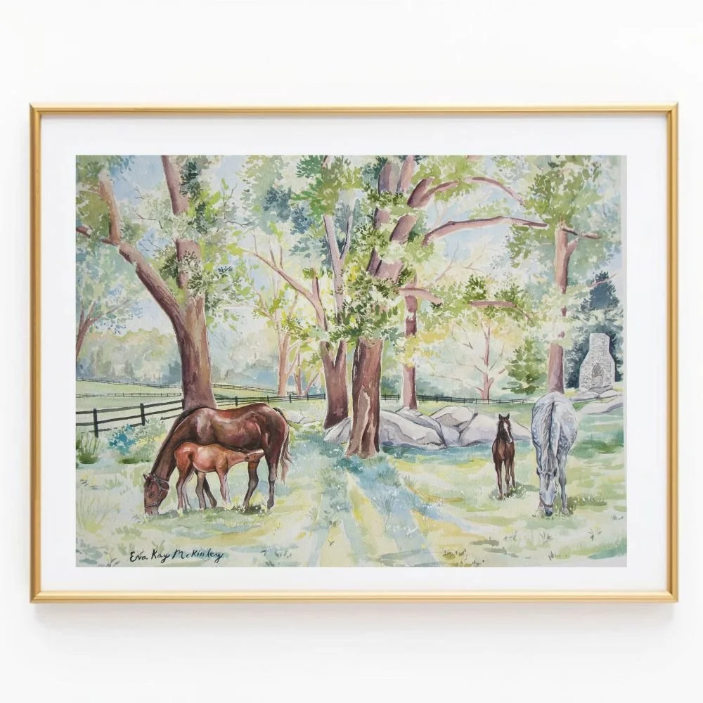 Foals and Mares Under the Canopy - O'Sullivan Farms