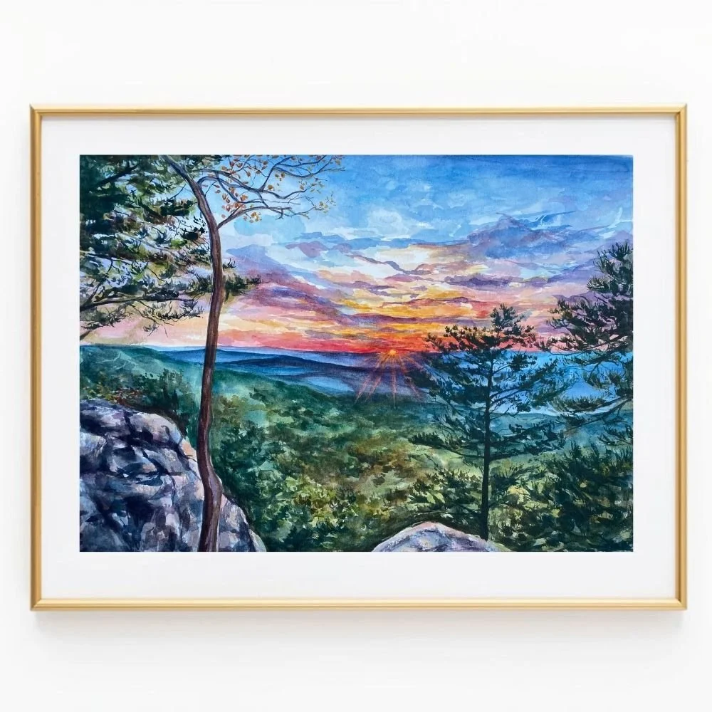 Sunsetting at Bears Den