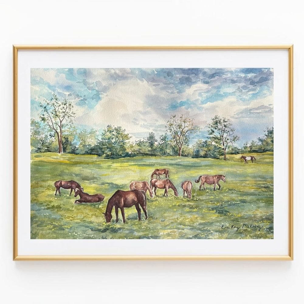 Ponies among the Buttercups