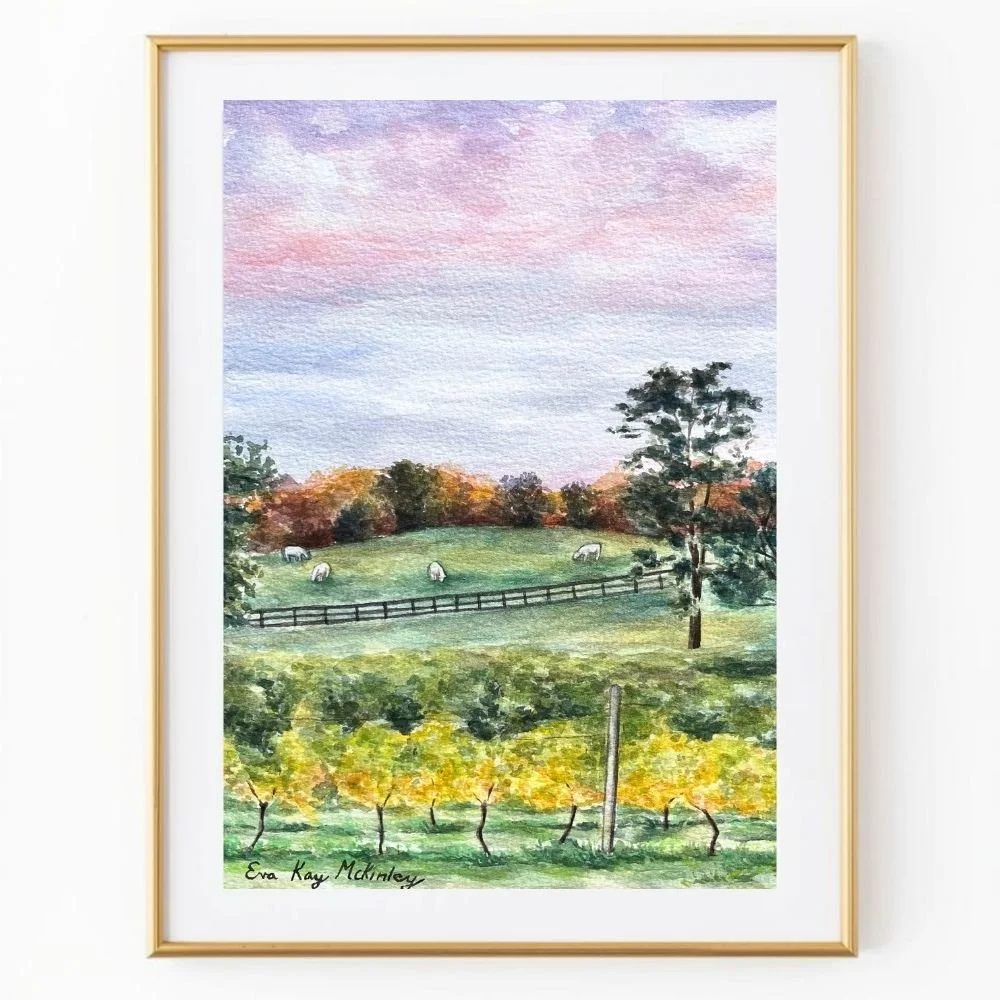 Cattle Among the Vines - Greenhill Vineyards