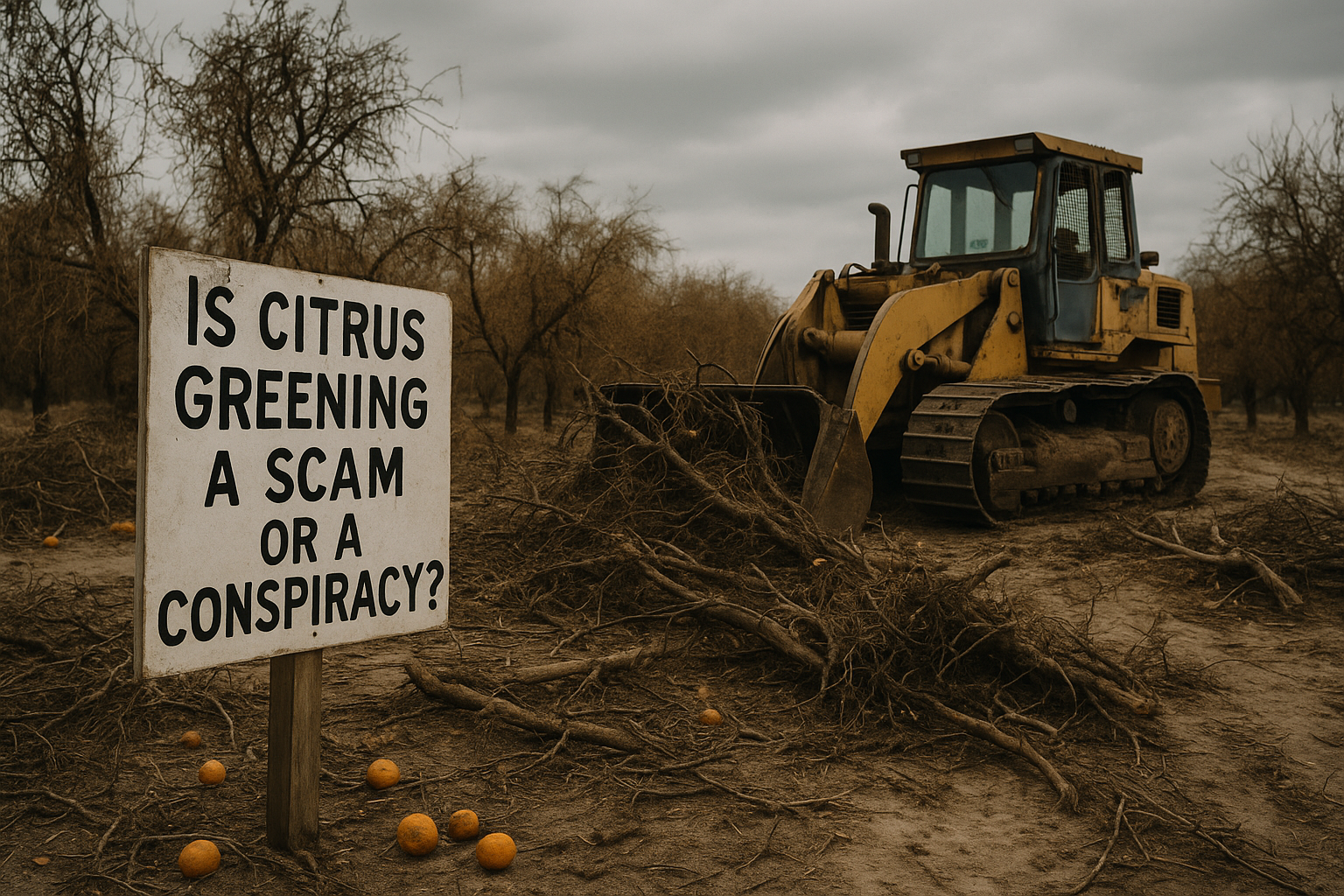 The Bitter Truth: Is Citrus Greening a Scam or a Conspiracy to Erase Florida’s Small Farmers?