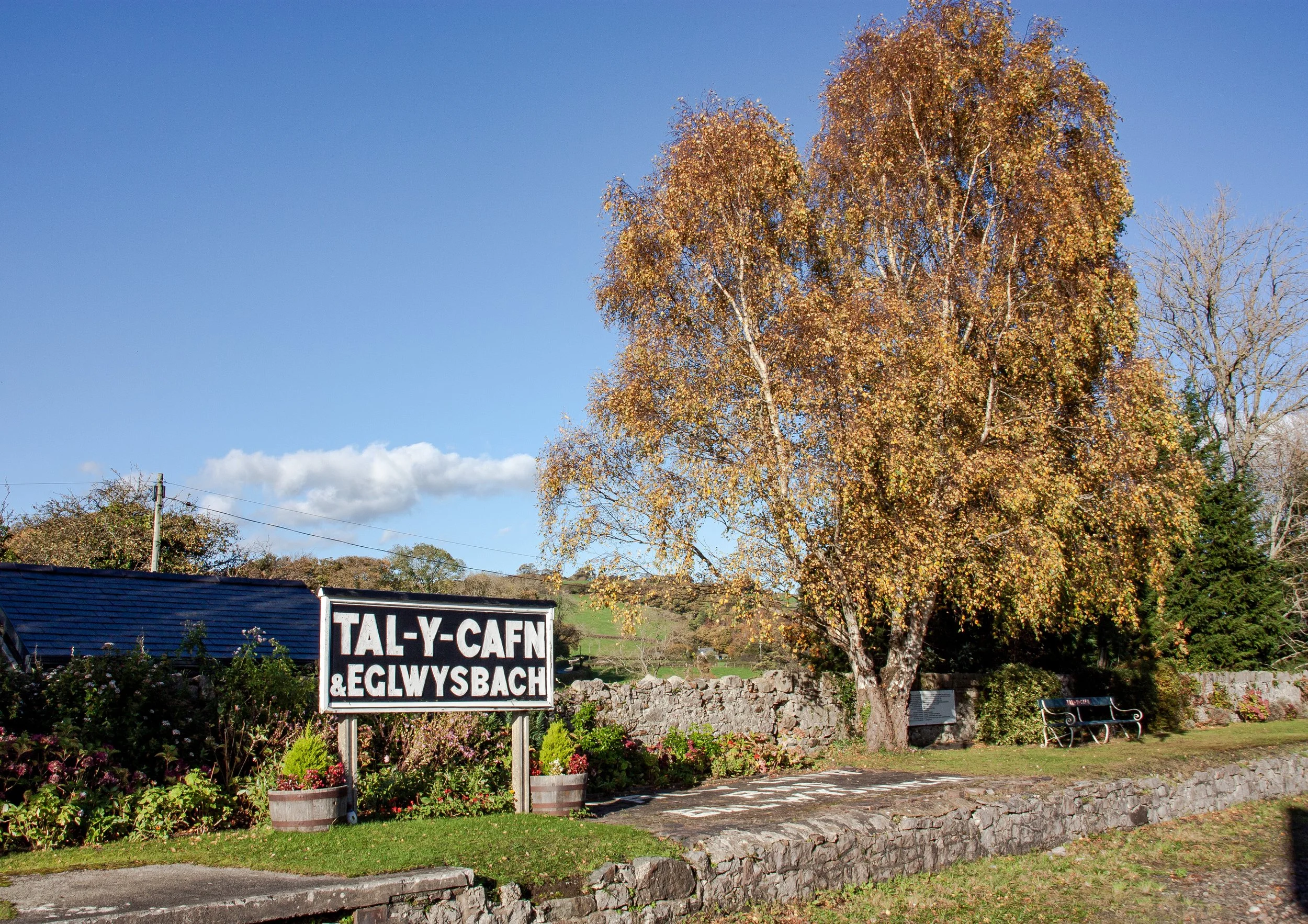 Autumn, Tal-y -Cafn Station 