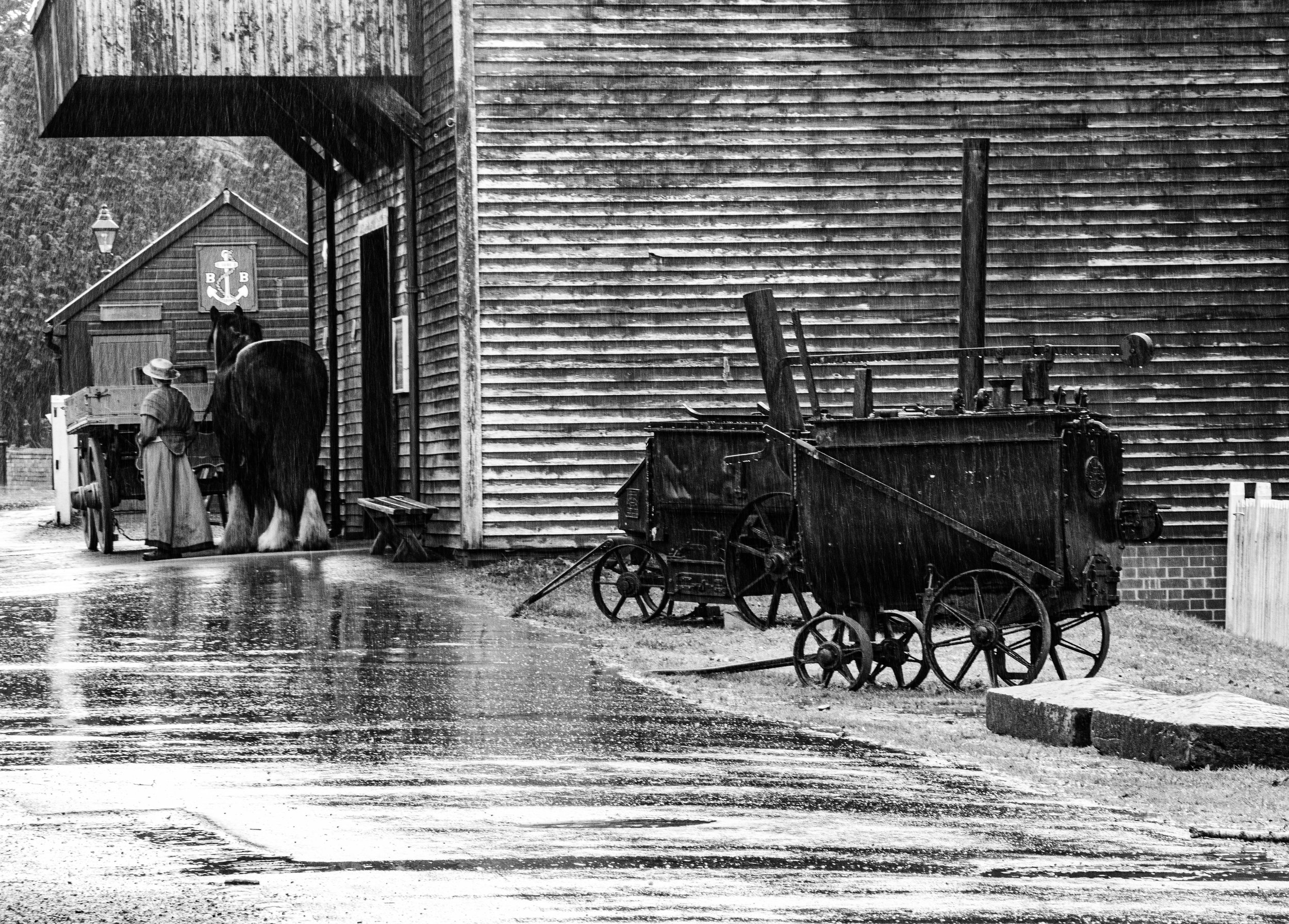 Lady with a horse Blists Hill, Ironbridge 