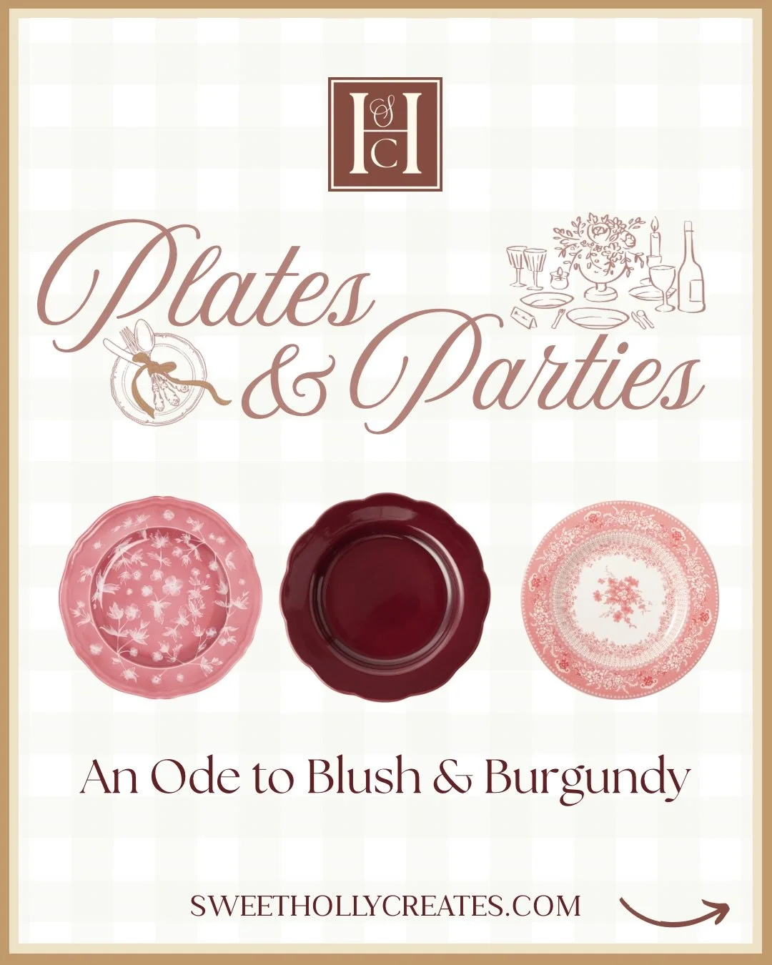 Couldn&rsquo;t resist one last chance for autumnal tablescapes. This collection features my latest color crush: a burgundy and blush collab. Warm neutrals and metallic touches introduce that quintessential fall air. 

#tablescapestyling #autumntable 