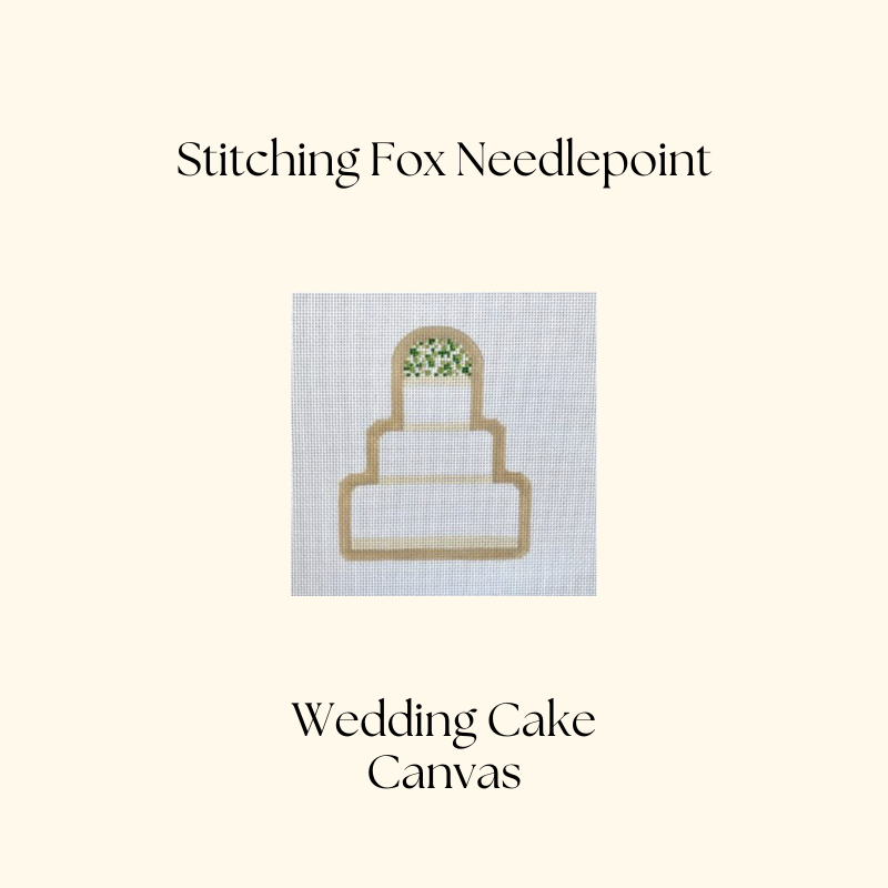Wedding Cakes Needlepoint Canvas
