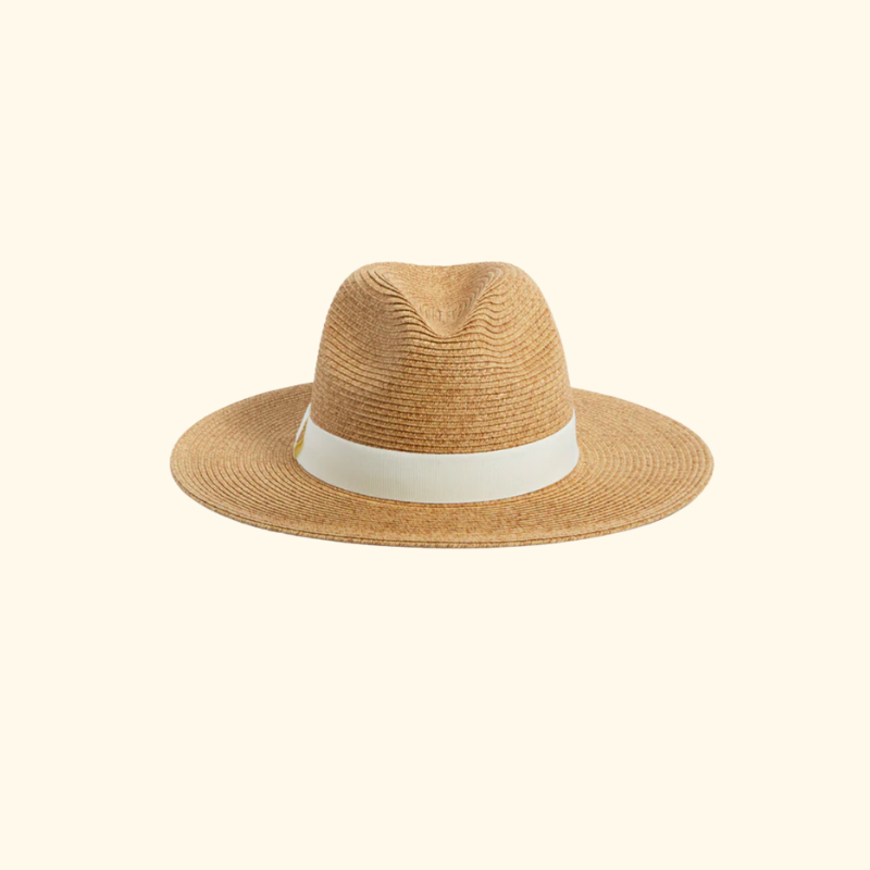 Ivory Wide Brim Sun Hat