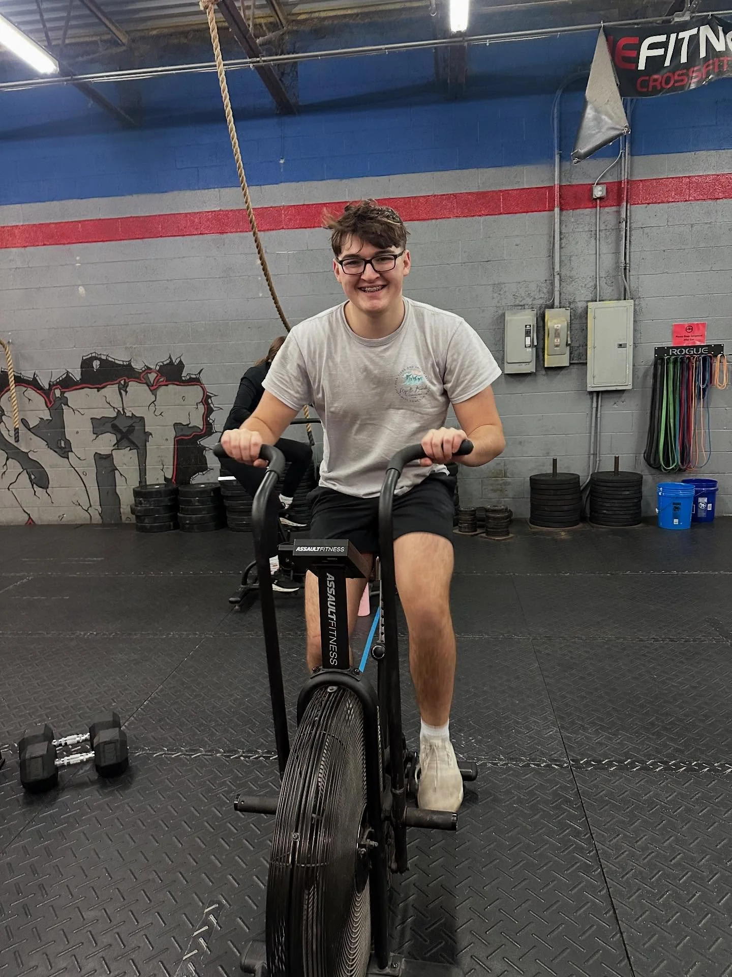 How often do you find yourself smiling on an assault bike? If you want to join a place where that&rsquo;s possible, but are new to CrossFit, you&rsquo;re in luck! We have a small group Elements class starting on Monday at 6 pm. You can learn the basi