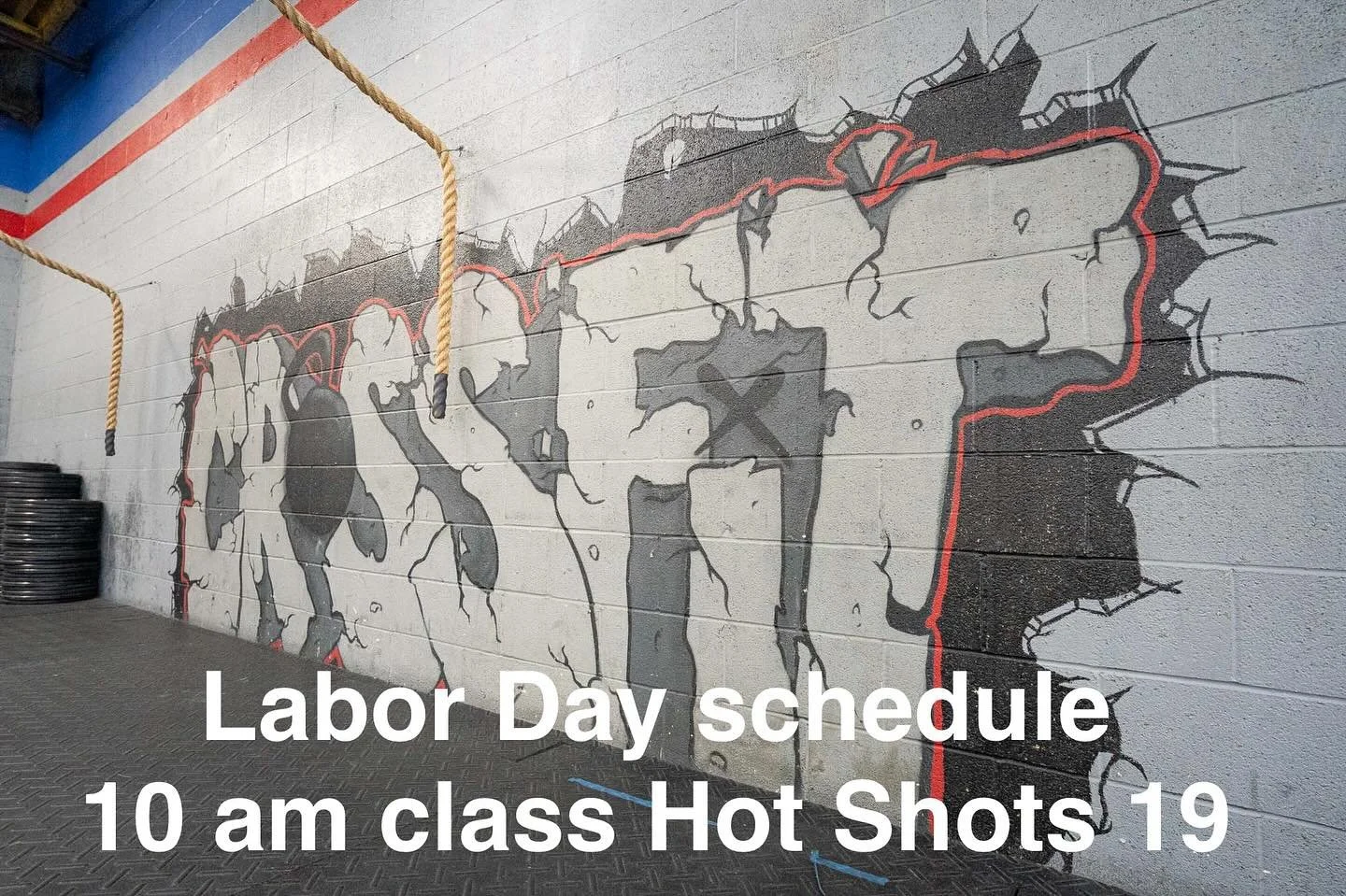 Join us tomorrow at 10 am for Hot Shots 19! 💪🏻
#crossfit #labordayworkout