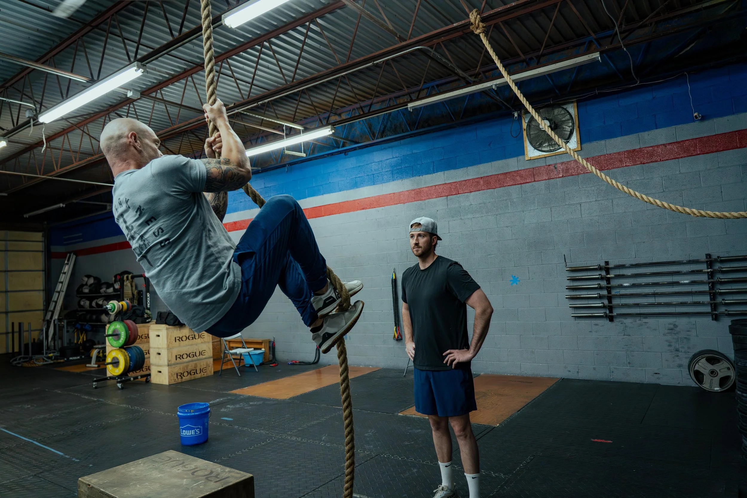 The Benefits of Rope Climbs

Rope climbs are one of the most effective functional fitness movements you can do. They build real world strength, improve coordination, and challenge both your body and mind.

Here are a few reasons we love rope climbs a