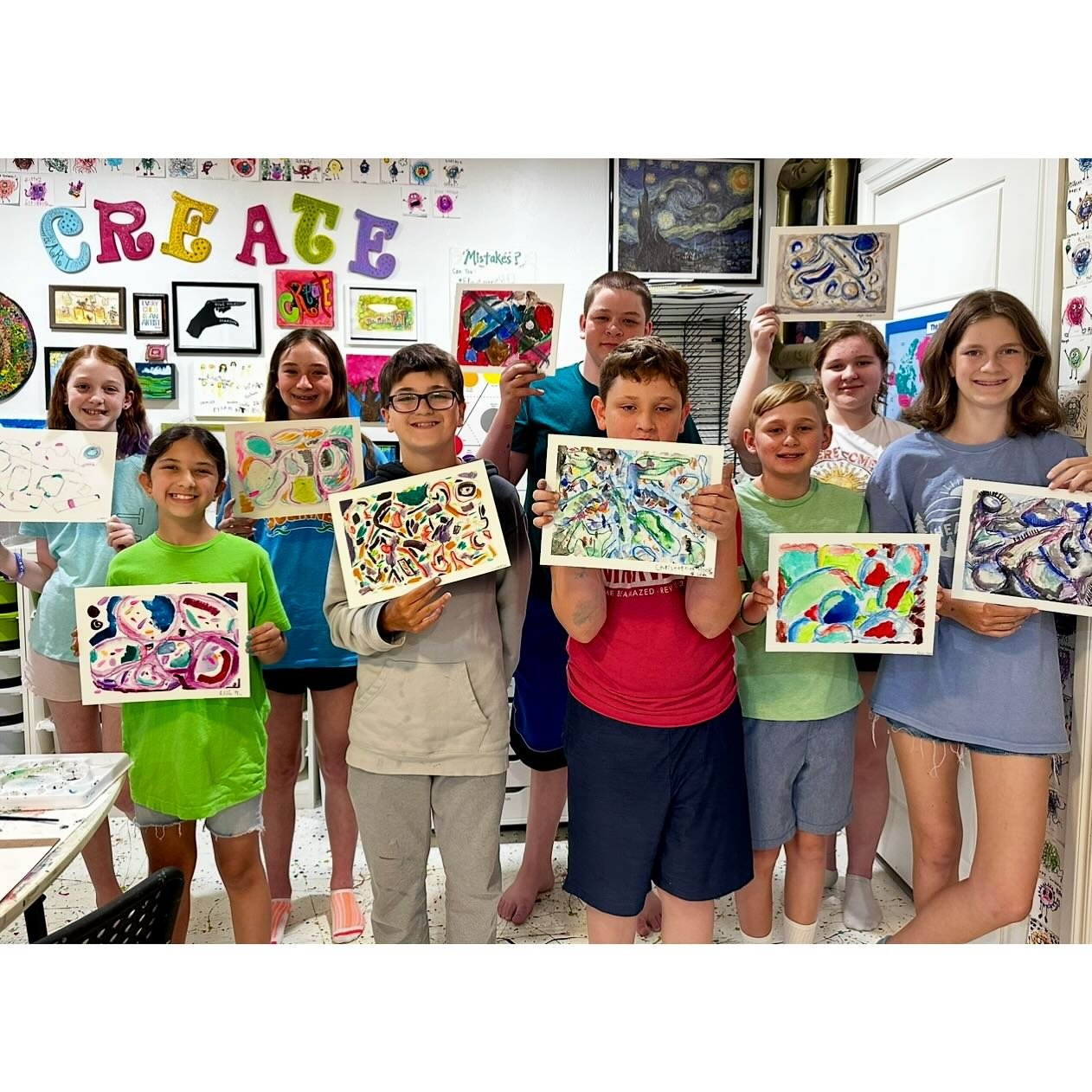 I only have two open spots left for this summer&rsquo;s art camps! 
Next week - June 9-12 MS/HS Art Bootcamp! 2-4pm 🎨 We&rsquo;re going to have so much art fun! Enroll at alisanelsonstudio.com 
.
.
.
#summerart 
#artforkids 
#blickartmaterials 
#art
