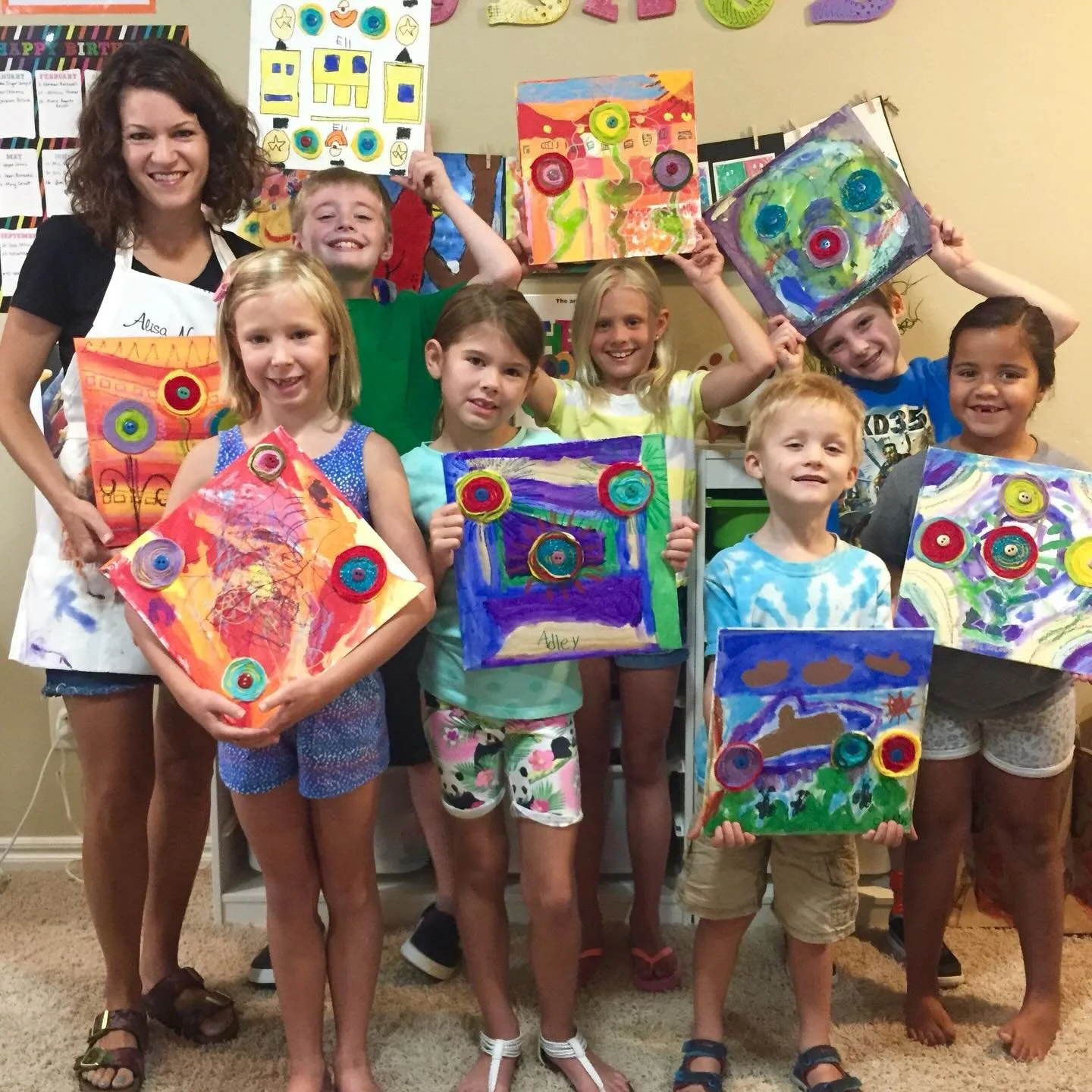 2026 Summer Art is around the corner! 
Limited space available - only 2 elementary spots left! Cant wait for another great summer of art 🎨☀️

📸- 2016 art camp

#summerart 
#edmondart
#okcart