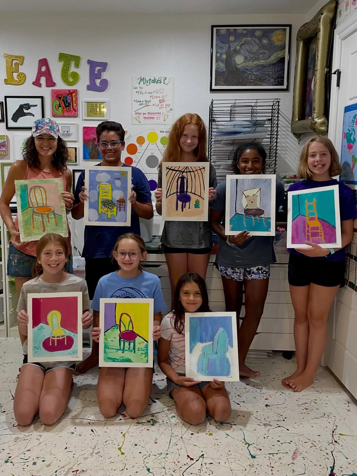 Where are my middle school &amp; high school artists?! 🎨☀️ I have an art camp just for you this summer! We are going to create our own art journals and then use them to do some fun painting and mixed media projects! I can&rsquo;t wait! If you&rsquo;