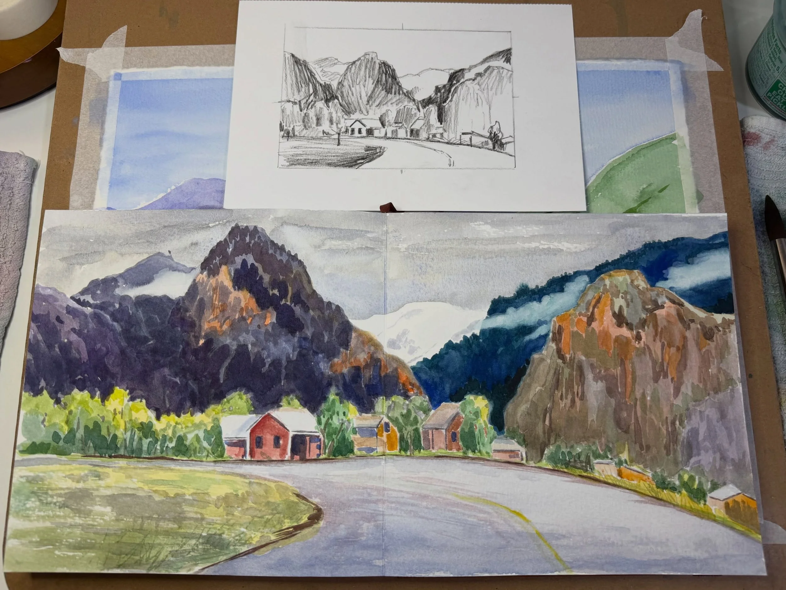 I painted every day in the month of September&hellip;a personal record🤩 It was not because my schedule got lighter or I had more time. But because I prioritized it. My @luchetti.co is also over halfway full so I better order a new one soon because I