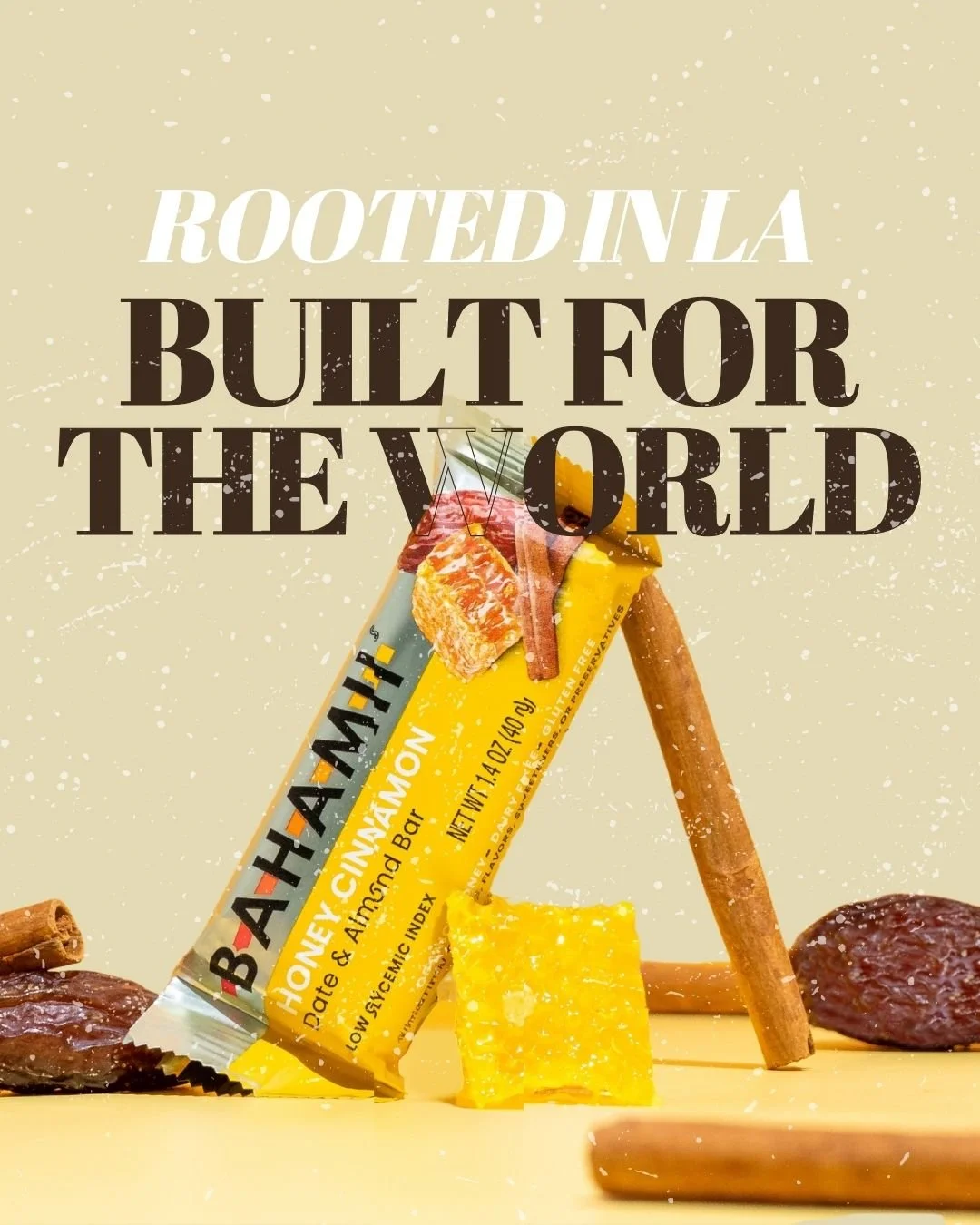 Savoring life, one mindful bite at a time. 🌿

Rooted in LA and inspired by his great-grandmother&rsquo;s love for dates, Noah Nazarian created Bahamii Bars,  a brand built on connection, culture, and conscious indulgence.

Each bar is a love letter 