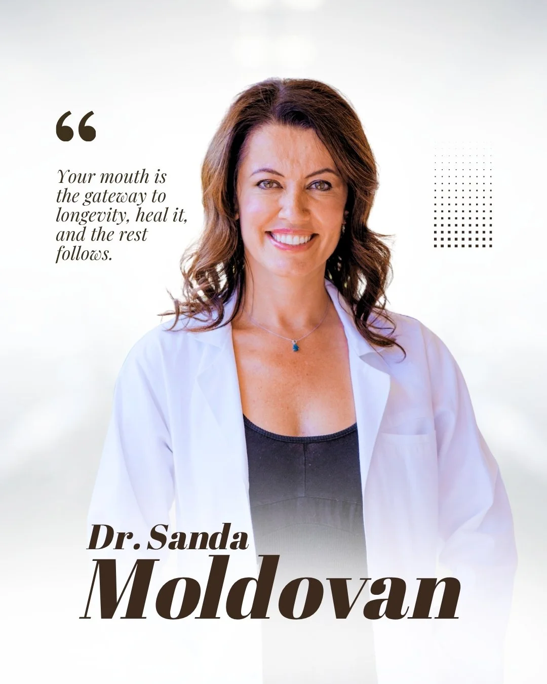 True wellness starts where most overlook it, the mouth.

 Dr. Sanda Moldovan&rsquo;s Dental Health and Wellness bridges the gap between oral care and whole-body vitality, showing how a balanced smile supports deeper sleep, calmer energy, and lasting 