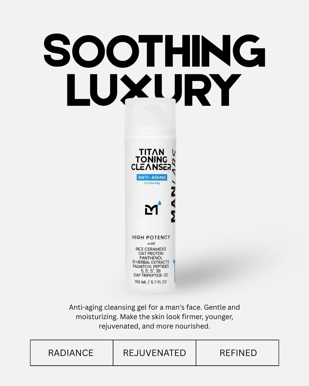 Men were told to accept stress lines, tired skin, and the idea that aging fast was just part of the deal.
That narrative is finally being rewritten.

Michael Deem didn&rsquo;t create ManLabs as a grooming trend. He built it as a performance system. F