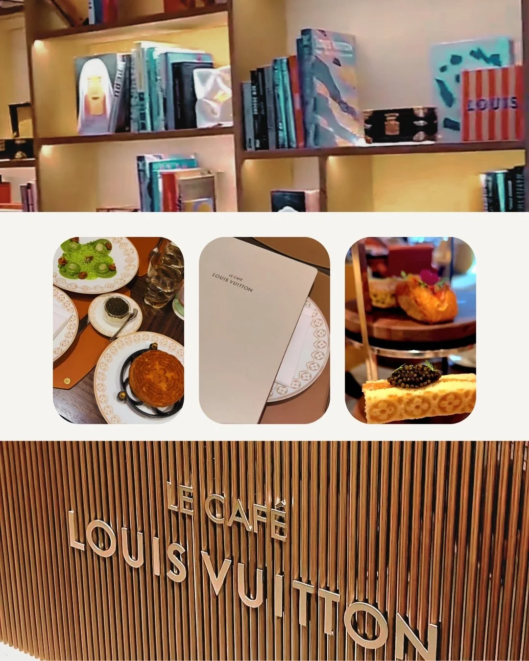 You know that feeling when a place instantly lowers your shoulders?

That&rsquo;s Le Caf&eacute; Louis Vuitton. The moment the doors close behind you, the city fades. The light softens. The pace changes. Nothing asks for your attention, yet everythin