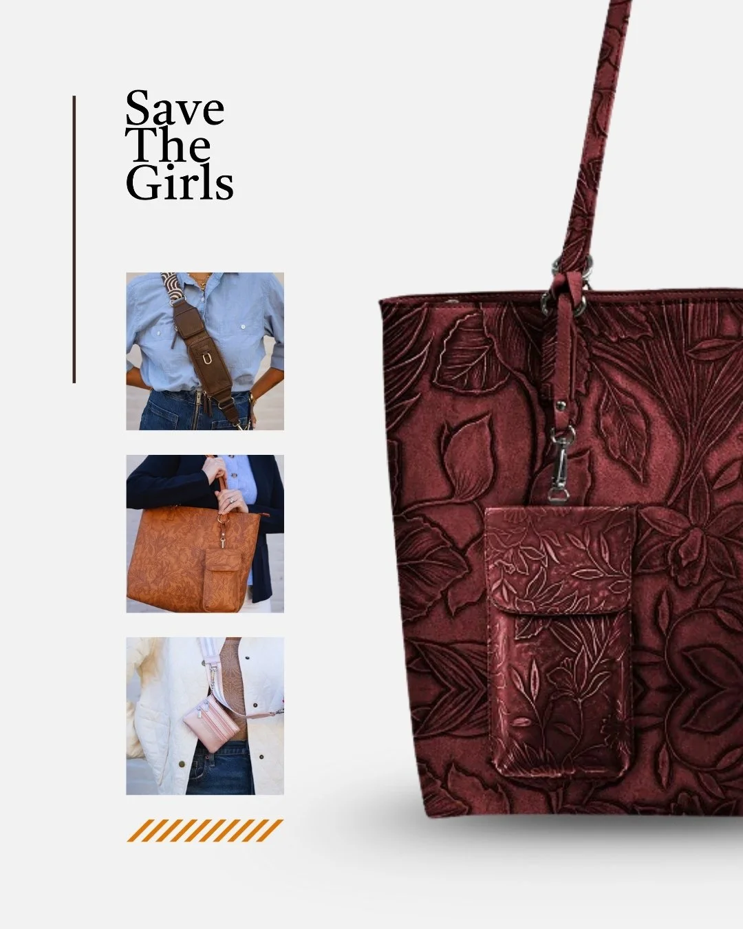 There&rsquo;s something comforting about products that feel considered.
Like someone actually thought about how you live.

Save the Girls is one of those brands. Created by a mother, built with family, and designed for women who carry a lot&mdash;lit