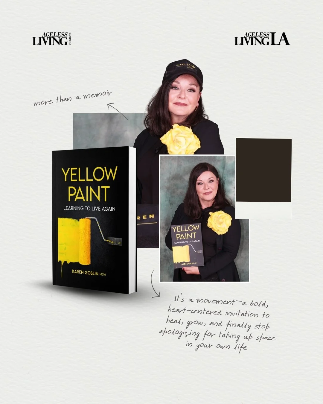 Sometimes the wake-up call is not loud.
Sometimes it is a coat of yellow paint on a basement wall.

Karen Goslin did not set out to write a bestseller. She set out to survive. What began as burnout and emotional exhaustion became a moment she calls i
