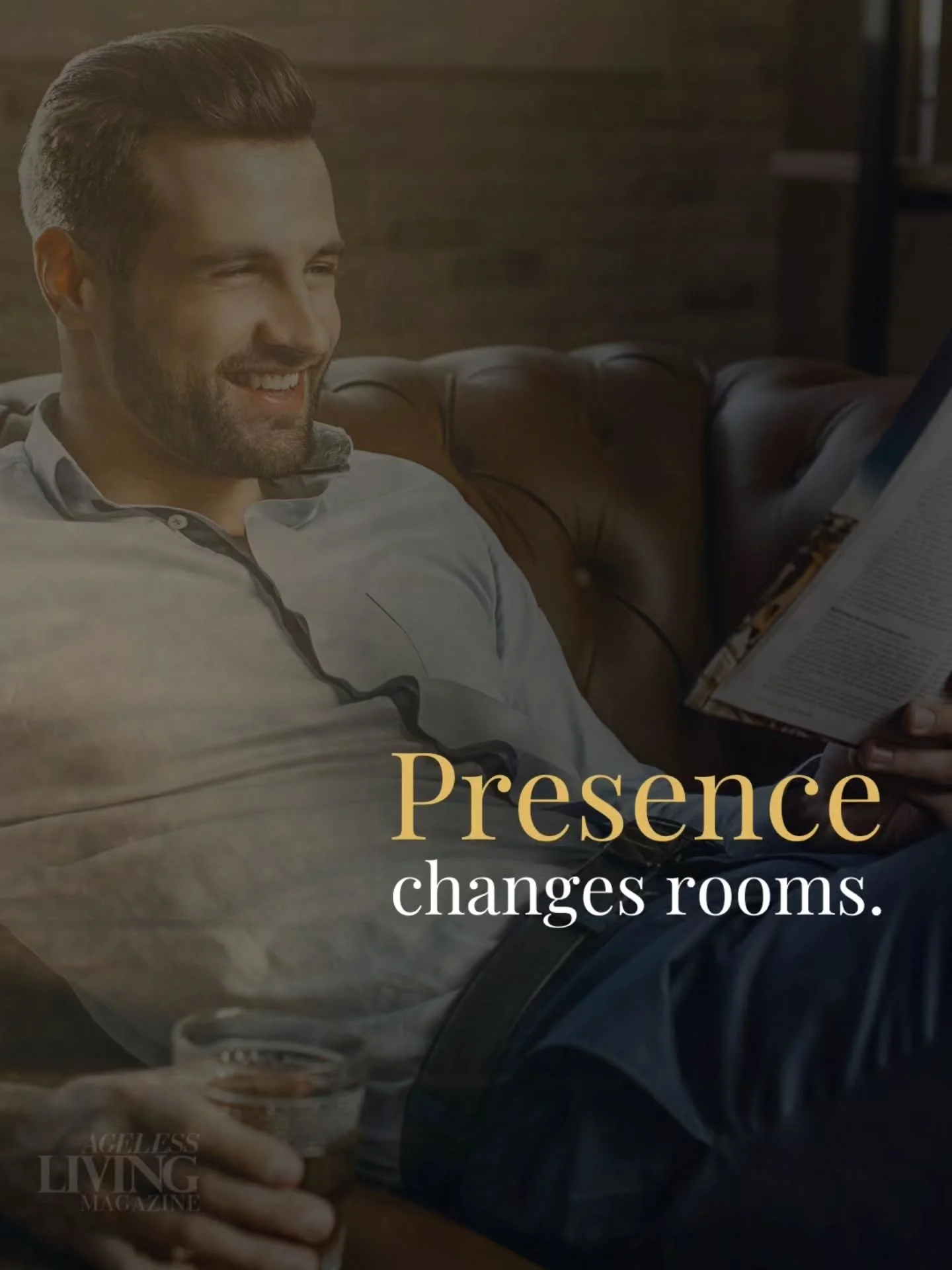 Authority rarely announces itself. 

It is felt in the quiet shift that happens when someone enters with certainty, clarity, and restraint.

In a world saturated with noise, influence increasingly belongs to those who understand the power of composur