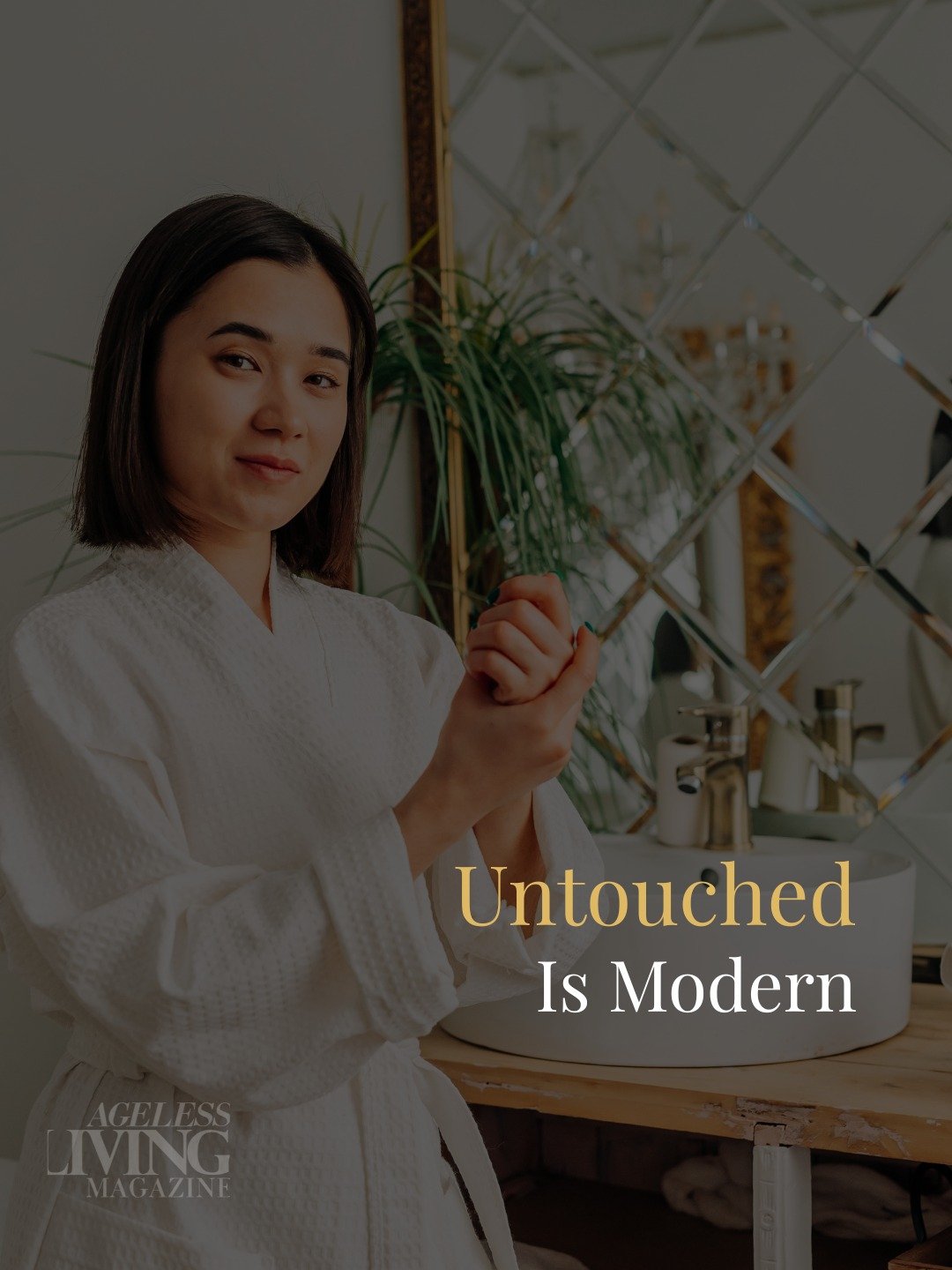 Looking younger is no longer the only beauty aspiration.

A shift is happening toward faces that look vibrant, cared for, expressive, and unmistakably individual. Lines can coexist with luminosity. Movement can coexist with beautiful skin.

Perhaps m