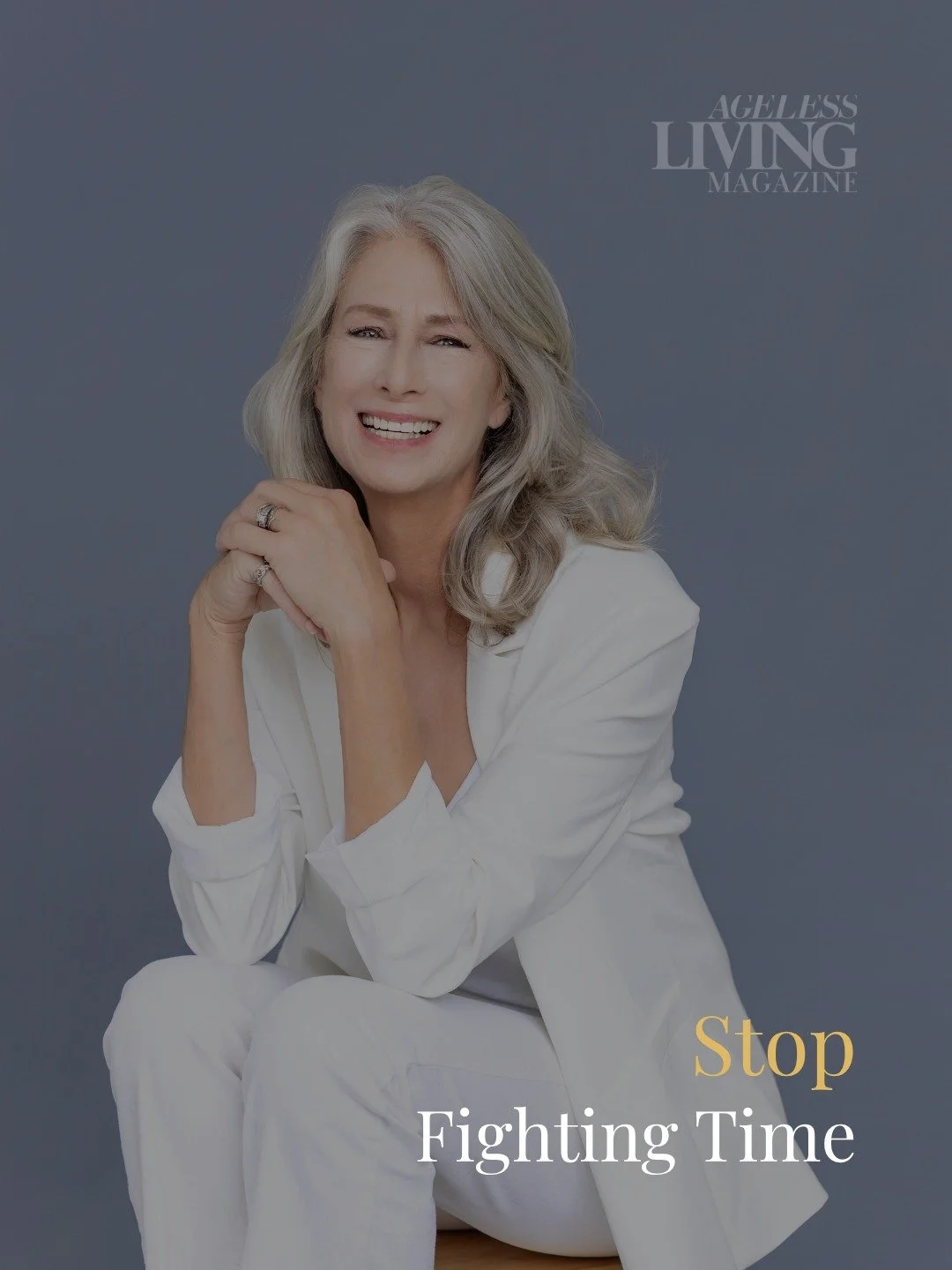 What if aging was never the enemy?

For generations, women have been sold a battle plan: fight the lines, reverse the years, correct the evidence, hold time back.

Cathy Goldstein offers another possibility.

Care deeply for your skin. Support your v